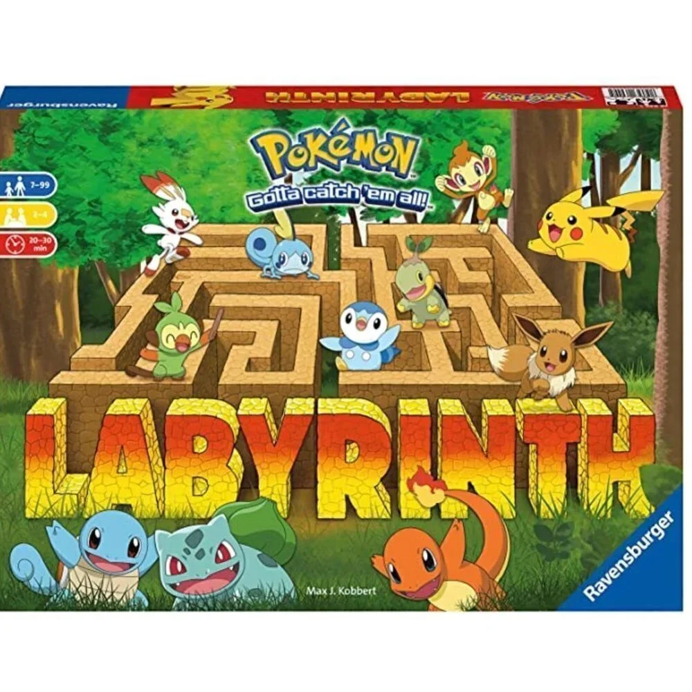 Ravensburger Pokémon Labyrinth Family Board Game for Kids & Adults Age 7 & Up